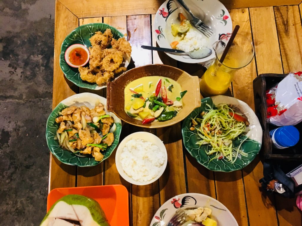 obiad w Tajlandii