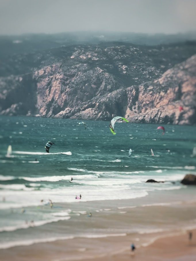 Kitesurfing w okolicy Cascais