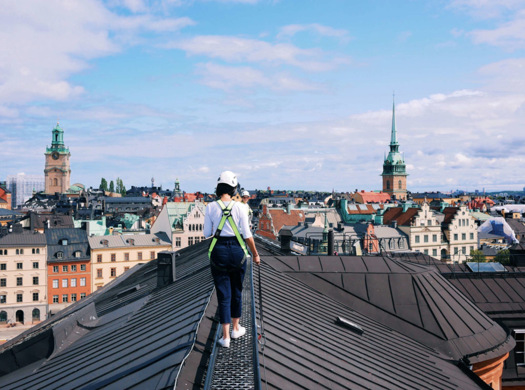 wycieczka po dachach sztokholmu, rooftop tour in stockholm
