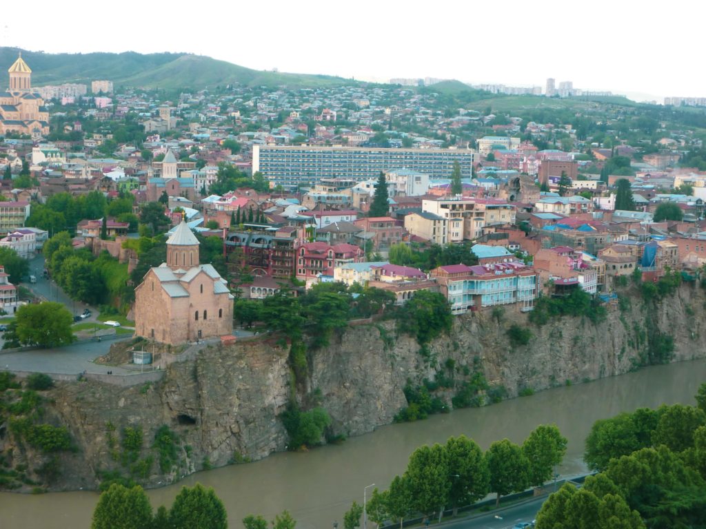 Rzeka Kura w Tbilisi