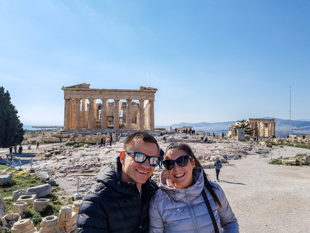Partenon na AKropolu majówka w Grecji