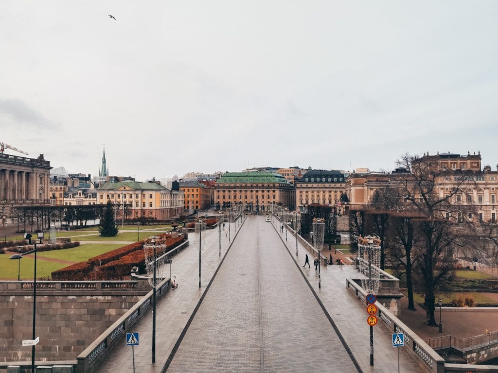 Most na którym spędza się Sylwester w Sztokholmie