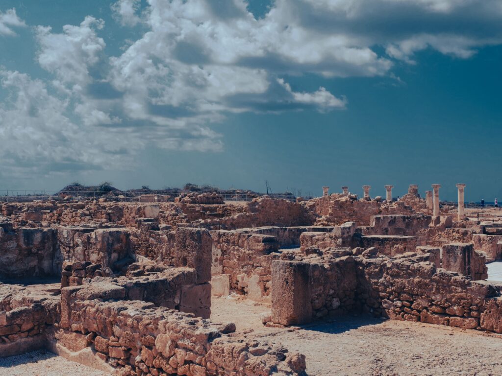 Pafos - ruiny starego miasta