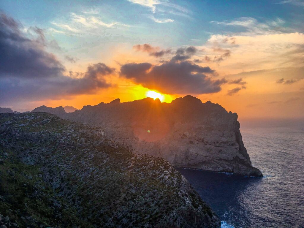 Zachód słońca na Cap de Formentor