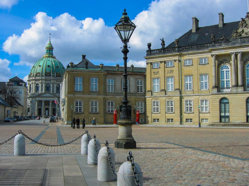 Amalienborg i Kościół Marmurowy