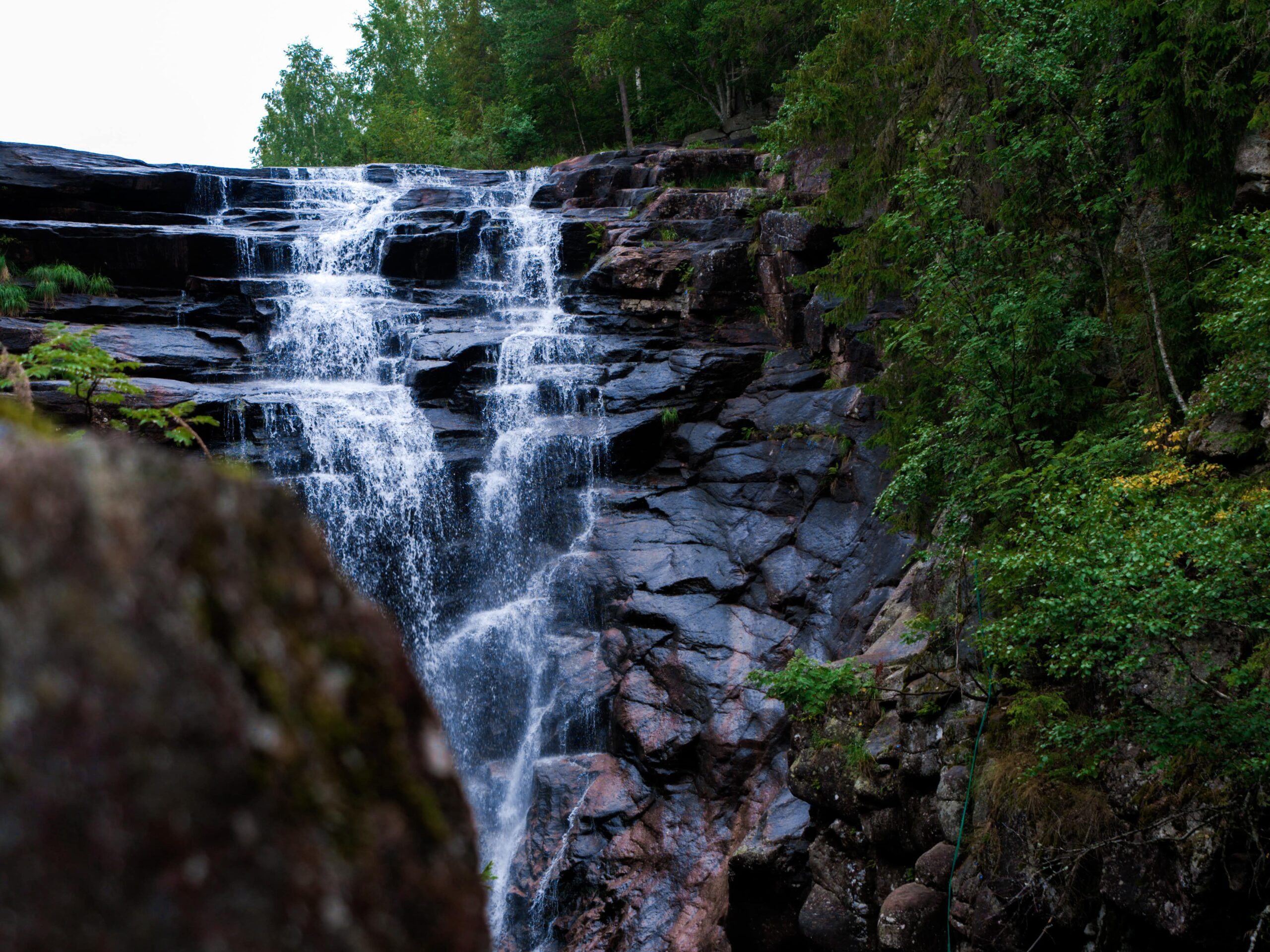 solbergfossen wodospad w pobliżu Oslo